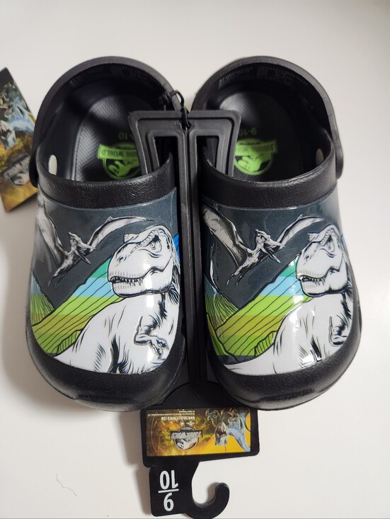 Jurassic World Other - 9/10 Boys Jurassic World Dinosaur Slip On Shoes